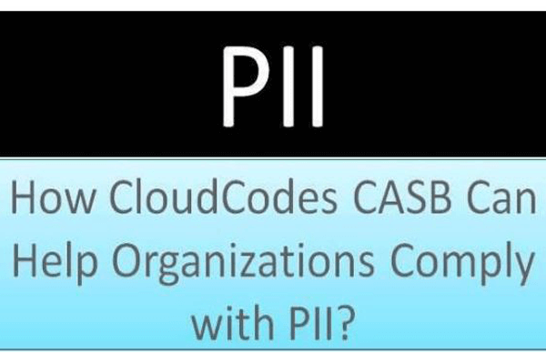 CloudCodes CASB help organizations for pii compliance