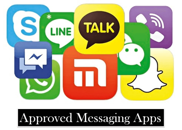 Approved Messaging Apps